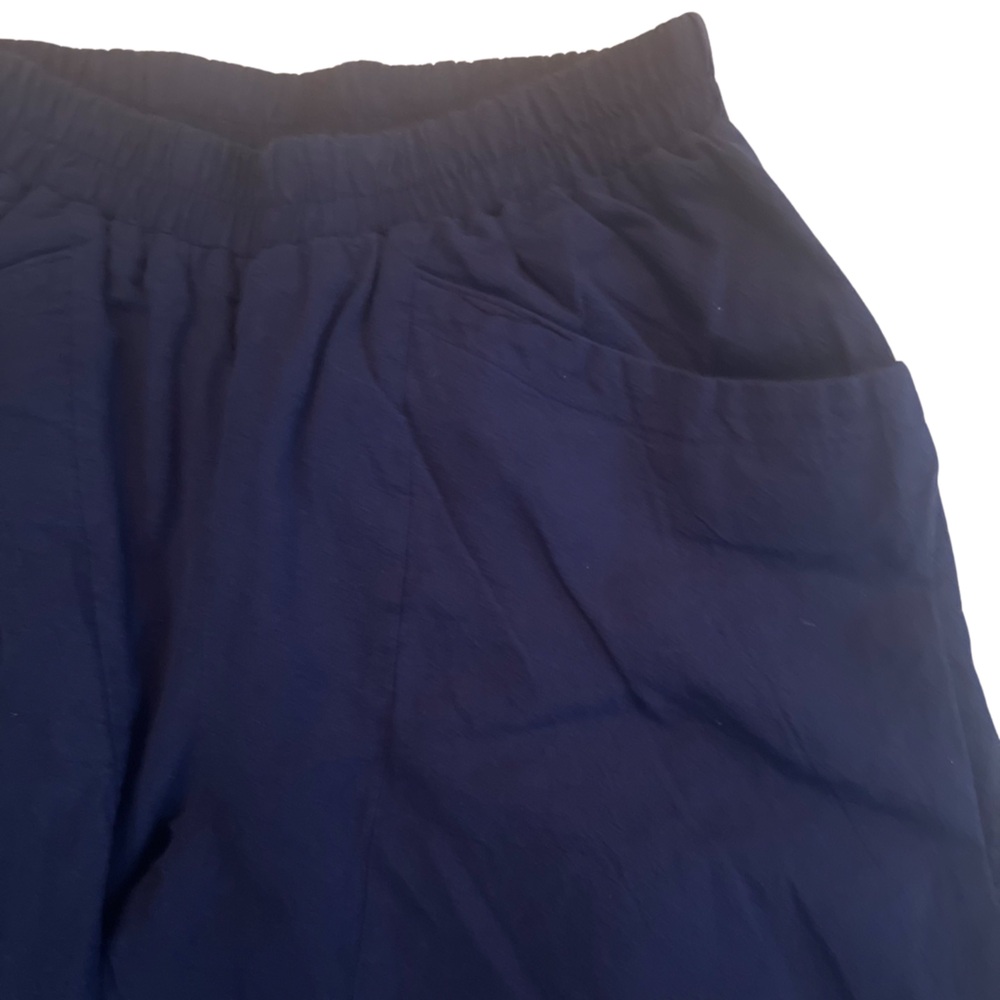 Wide Leg Shorts - Navy - Picture 3 of 3